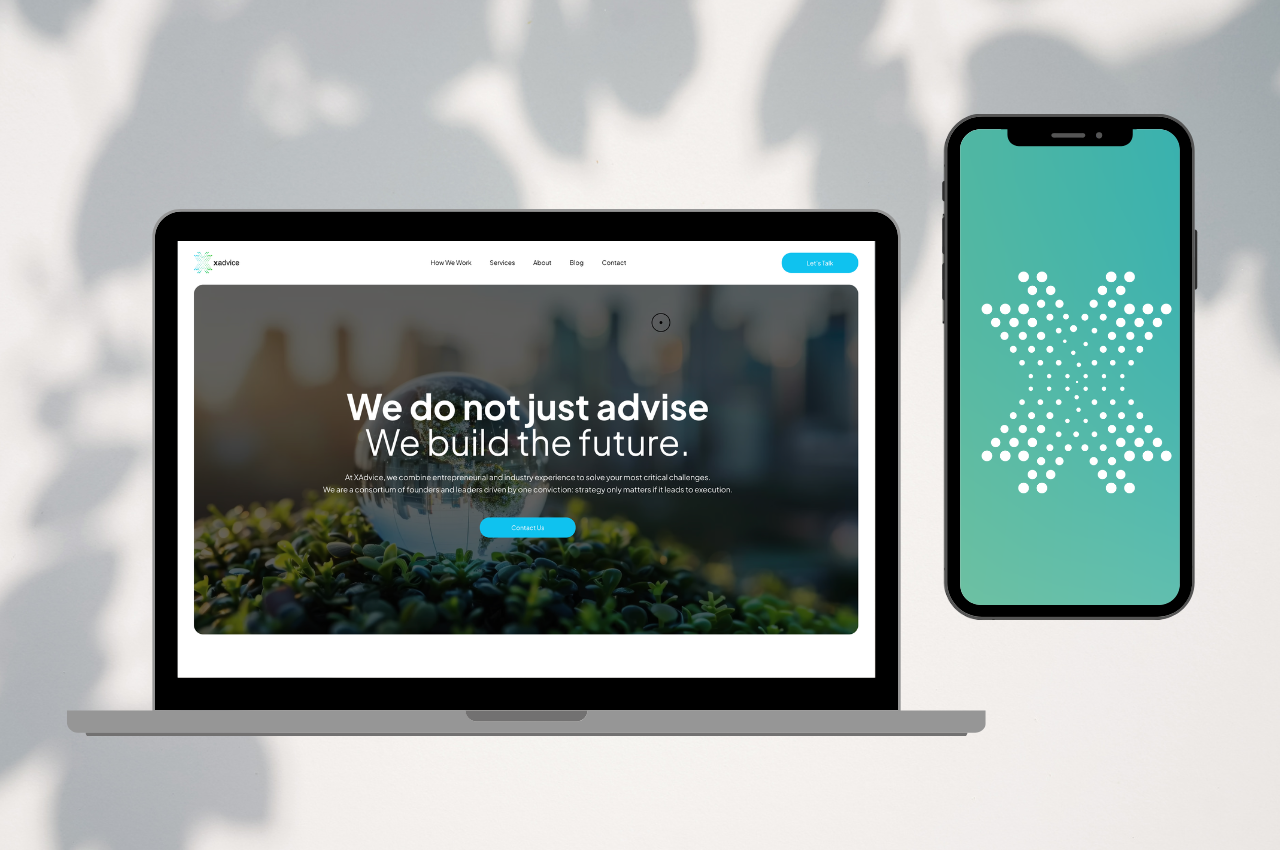 XAdvice website redesign by Mana Designs